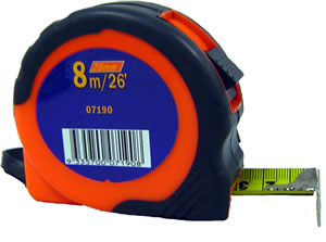 Tape 8m with 25mm Blade $7.00
